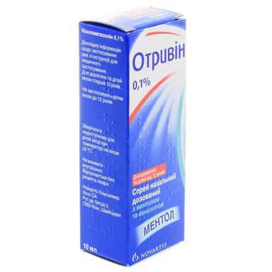 ОТРИВИН С МЕНТОЛОМ И ЭВКАЛИПТОМ