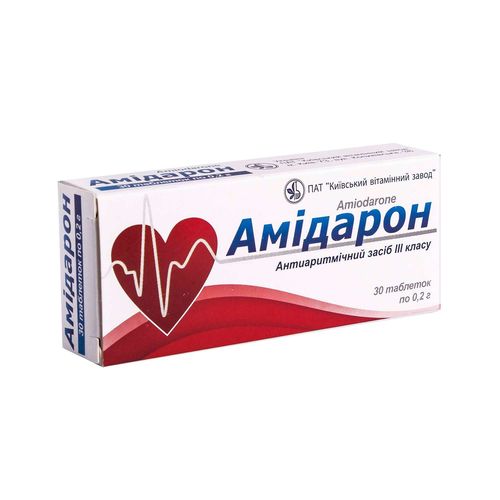АМІДАРОН таблетки 200 мг