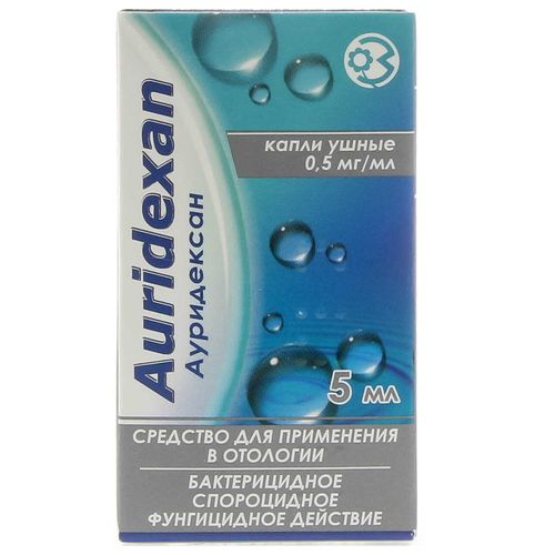 АУРІДЕКСАН краплі 0,5 мг/мл
