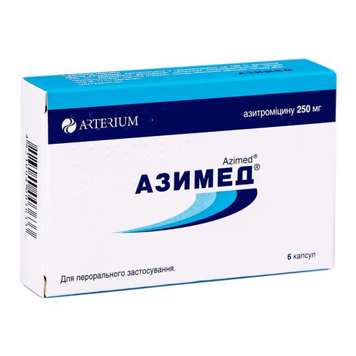 АЗИМЕД капсули 250 мг