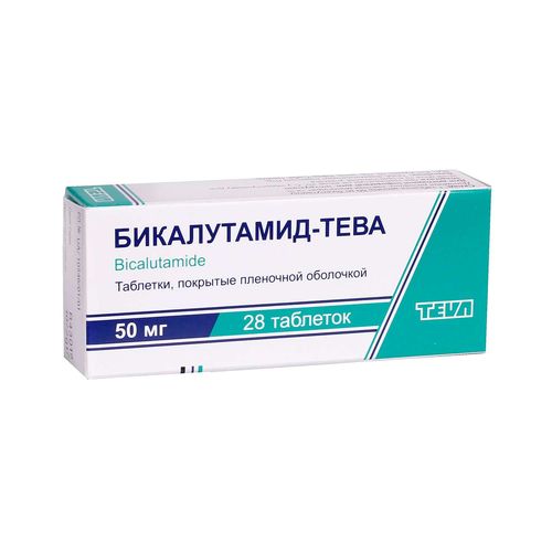 БІКАЛУТАМІД-ТЕВА таблетки 50 мг