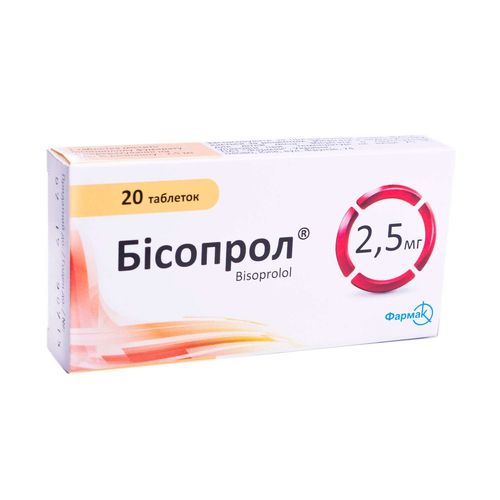 БІСОПРОЛ таблетки 2,5 мг