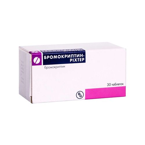 БРОМОКРИПТИН-РІХТЕР таблетки 2,5 мг