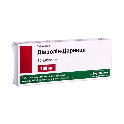 ДІАЗОЛІН-ДАРНИЦЯ таблетки 100 мг