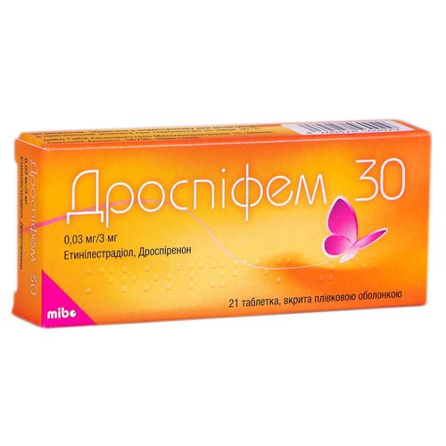 ДРОСПИФЕМ 30 таблетки 3 мг + 0,03 мг
