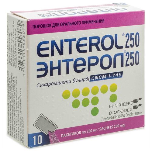 ЕНТЕРОЛ 250 порошок 250 мг