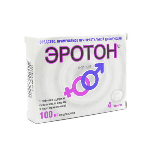 ЕРОТОН таблетки 100 мг ЕРОТОН таблетки 100 мг