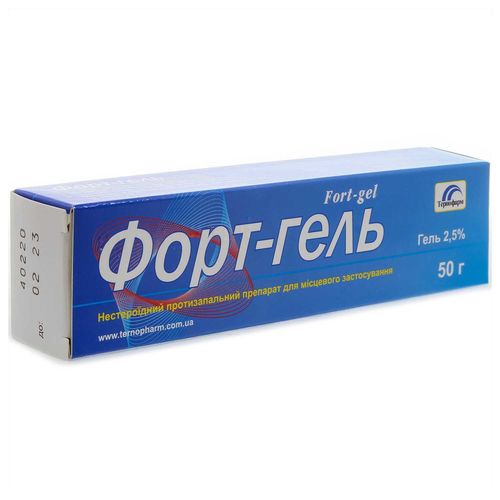 ФОРТ-ГЕЛЬ гель 25 мг/г