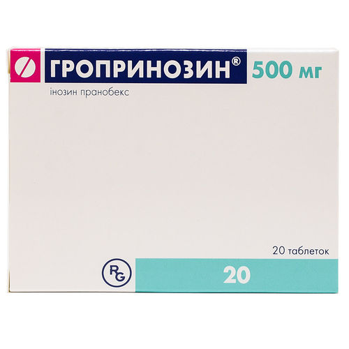 ГРОПРИНОЗИН таблетки 500 мг