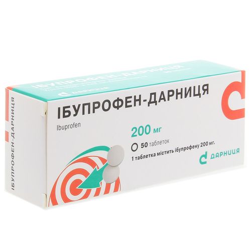 ІБУПРОФЕН-ДАРНИЦЯ таблетки 200 мг