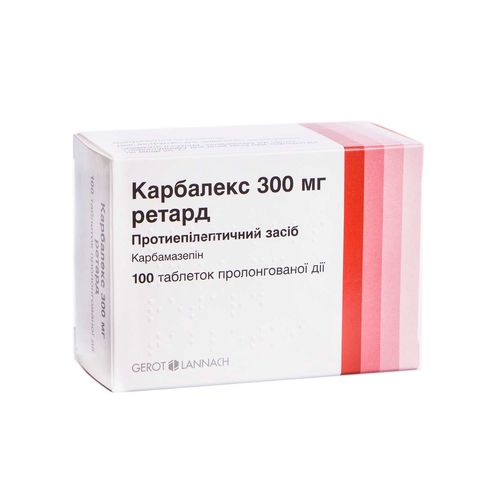 КАРБАЛЕКС 300 мг РЕТАРД таблетки 300 мг