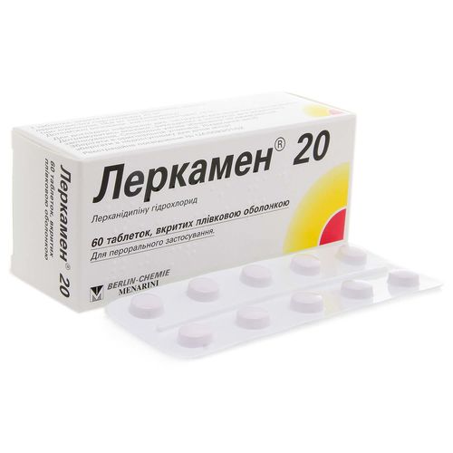 ЛЕРКАМЕН 20 таблетки 20 мг