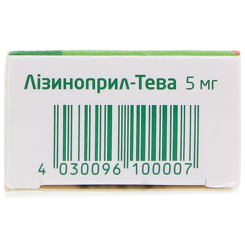 ЛІЗИНОПРИЛ-ТЕВА таблетки 2,5 мг