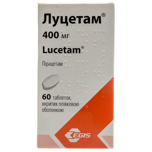 ЛУЦЕТАМ таблетки 400 мг