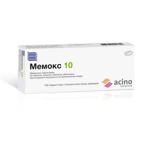 МЕМОКС 10 таблетки 10 мг