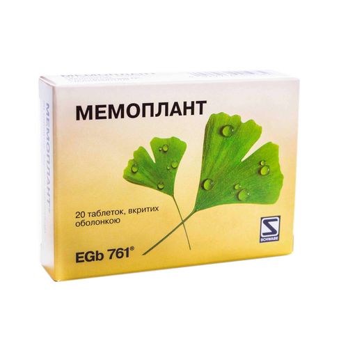 МЕМОПЛАНТ таблетки 40 мг