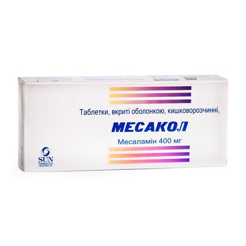 МЕСАКОЛ таблетки 400 мг