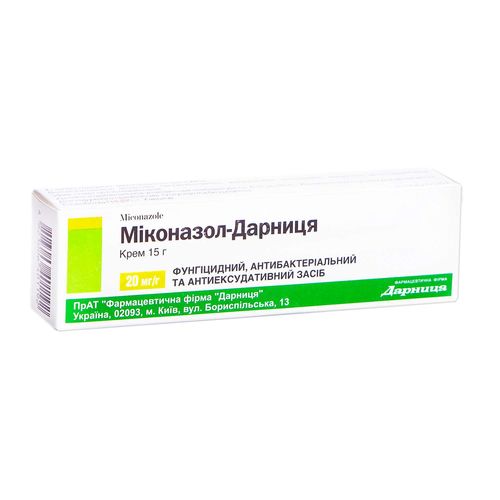 МІКОНАЗОЛ-ДАРНИЦЯ крем 20 мг/г