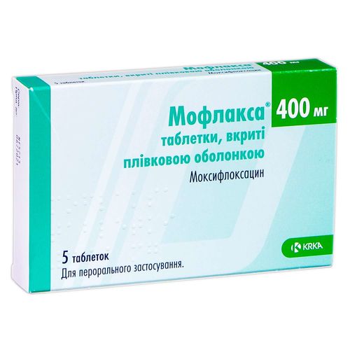 МОФЛАКСА таблетки 400 мг