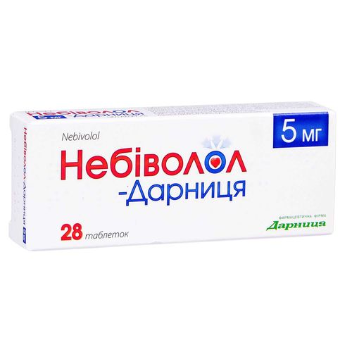 НЕБИВОЛОЛ-ДАРНИЦА таблетки 5 мг