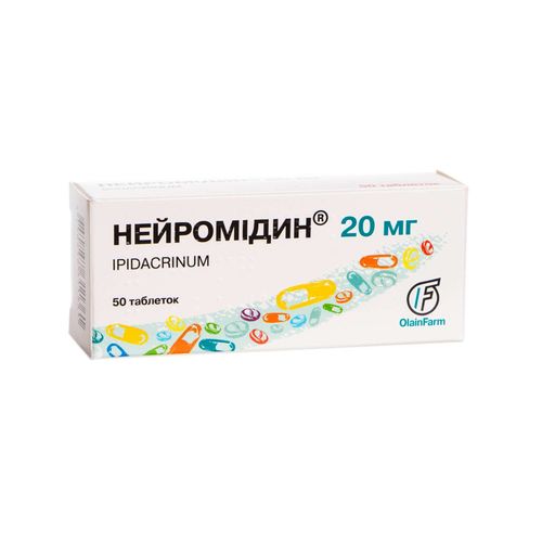 НЕЙРОМІДИН таблетки 20 мг
