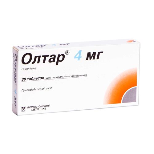 ОЛТАР 4 МГ таблетки 4 мг