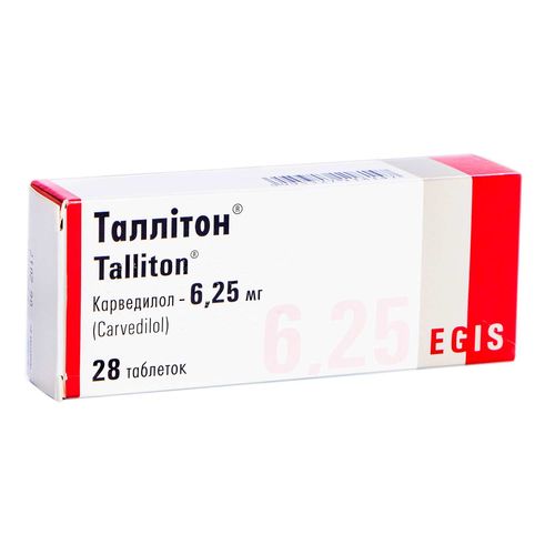ТАЛЛІТОН таблетки 6,25 мг