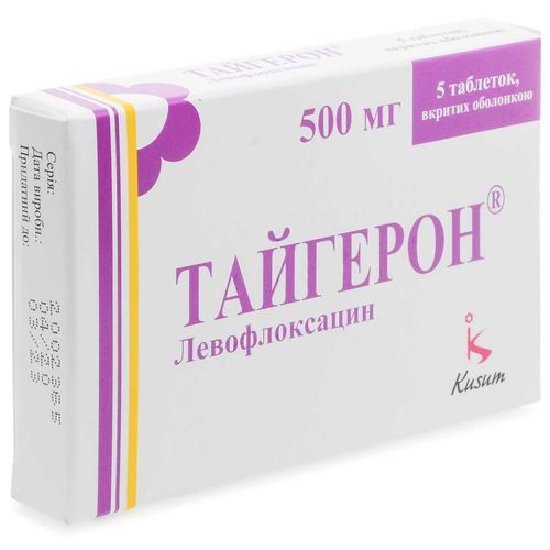 ТАЙГЕРОН таблетки 500 мг