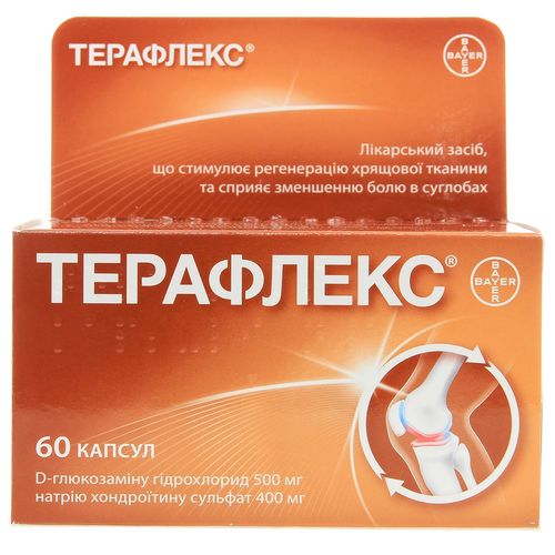 ТЕРАФЛЕКС капсули 500 мг + 400 мг