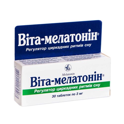 ВІТА-МЕЛАТОНІН таблетки 3 мг