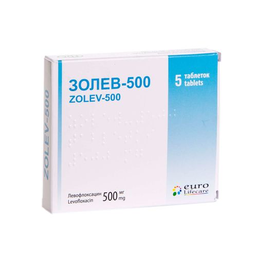 ЗОЛЕВ-500 таблетки 500 мг